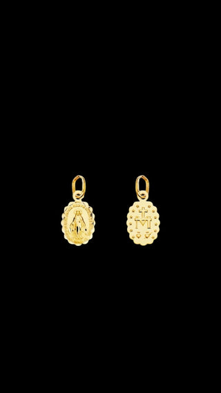 Collier maille torsadée 2.1mm 70cm + pendentif vierge Bijoux or 18K - TRANSAC'OR