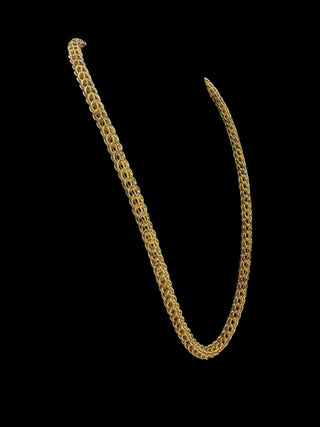 Collier maille triple gros sirop 8mm 60cm Bijoux or 18K - TRANSAC'OR