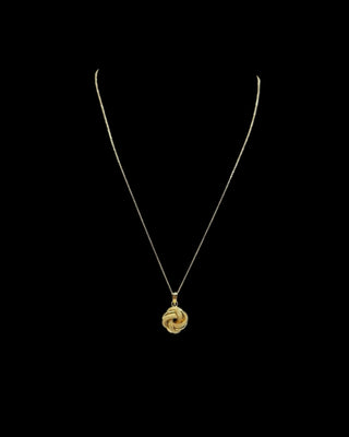 Collier pendentif nœuds 45cm Bijoux or 18K - TRANSAC'OR