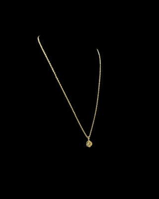 Collier torsadée 2mm 50cm pendentif Noeuds Bijoux or 18K - TRANSAC'OR
