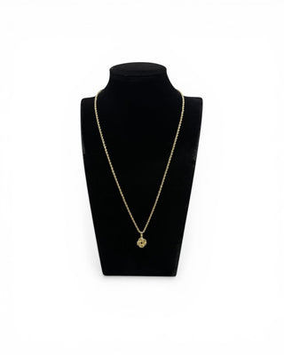 Collier torsadée 2mm 50cm pendentif Noeuds Bijoux or 18K - TRANSAC'OR