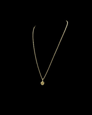Collier torsadée 2mm 50cm pendentif Noeuds Bijoux or 18K - TRANSAC'OR