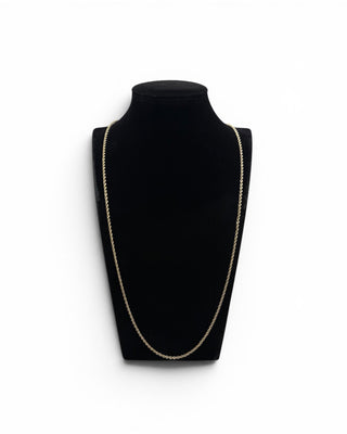 Collier torsadée 2mm 70cm Bijoux or 18K - TRANSAC'OR