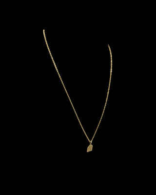 Collier torsadée 60cm pendentif ange gardien Bijoux or 18K - TRANSAC'OR