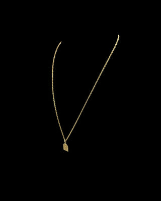 Collier torsadée 60cm pendentif ange gardien Bijoux or 18K - TRANSAC'OR