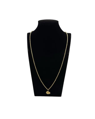 Collier torsadée 70cm carte réunion Bijoux or 18K - TRANSAC'OR