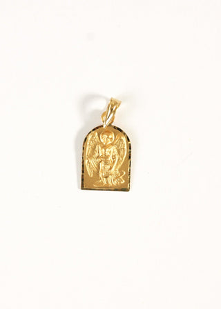 Collier torsadée 70cm pendentif ange gardien Bijoux or 18K - TRANSAC'OR