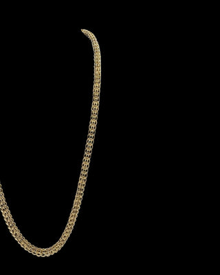 Collier triple gros sirop 6.5mm 60cm Bijoux or 18K - TRANSAC'OR