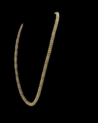 Collier triple gros sirop 6.5mm 60cm Bijoux or 18K - TRANSAC'OR