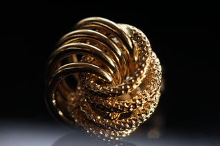Macaron sablé & lisse 12MM Bijoux or 18K - TRANSAC'OR