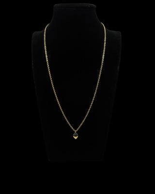 Pendentif cœur 8mm Bijoux or 18K - TRANSAC'OR