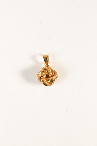 Pendentif nœuds 10mm Bijoux or 18K - TRANSAC'OR